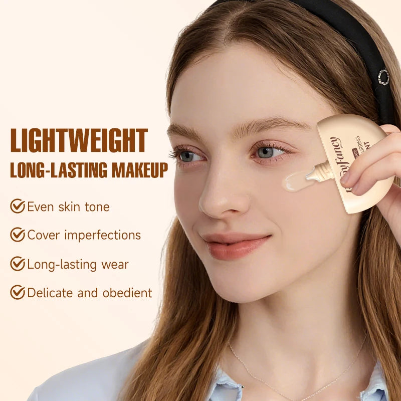 Daily Hydro-Glow BB Cream Face Makeup Base Primer Quick-Dry Hydrating Tint Flawless Cover Tinted Moisturizer Smooth Fit Daily Co