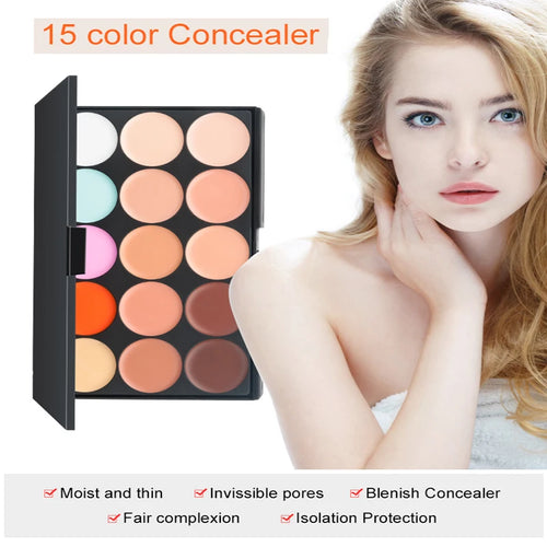 15 Colors Concealer Palettes Foundation Makeup Full Cover Contour Face Cream Base Primer Moisturizer Hide Blemish - AliExpress 66
