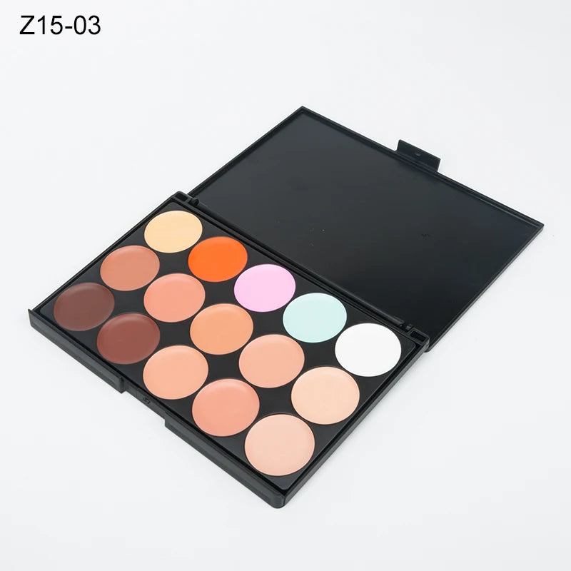 15 Colors Concealer Palettes Foundation Makeup Full Cover Contour Face Cream Base Primer Moisturizer Hide Blemish - AliExpress 66