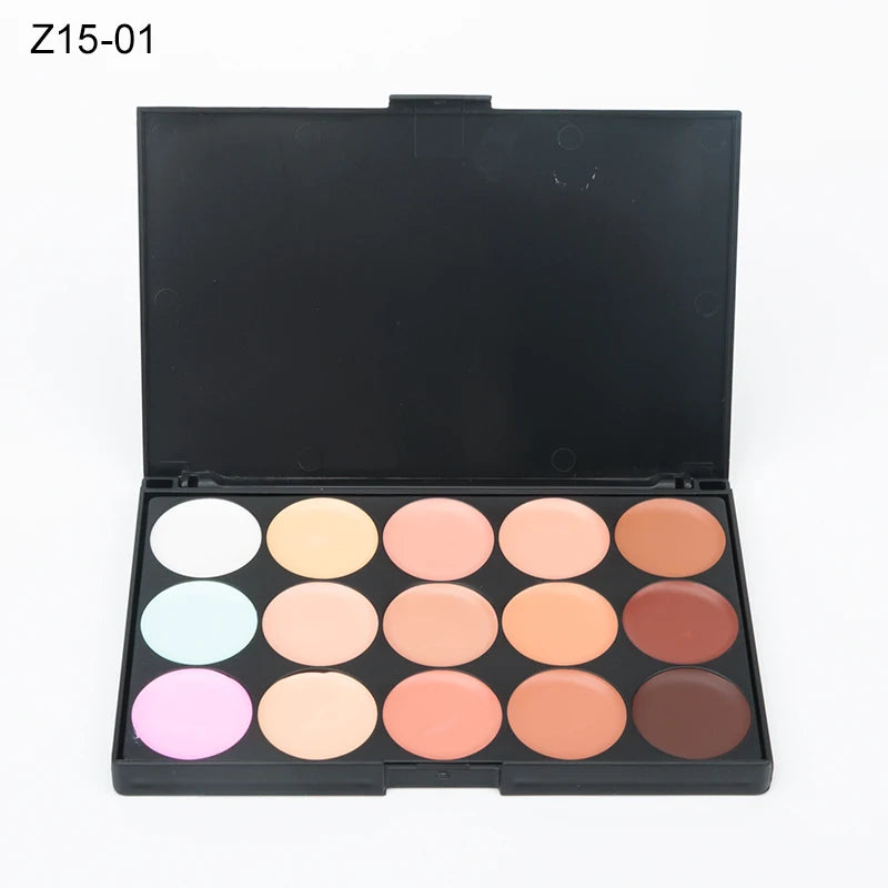 15 Colors Concealer Palettes Foundation Makeup Full Cover Contour Face Cream Base Primer Moisturizer Hide Blemish - AliExpress 66