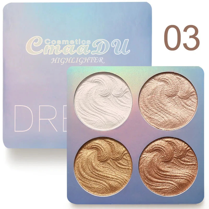 Chameleon Highlighter Palette Makeup Powder Iluminador Maquiagem Shimmer Shining Face Brighten Highlighter - AliExpress 66