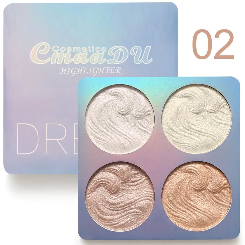 Chameleon Highlighter Palette Makeup Powder Iluminador Maquiagem Shimmer Shining Face Brighten Highlighter - AliExpress 66
