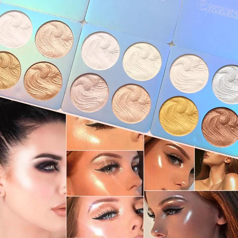 Chameleon Highlighter Palette Makeup Powder Iluminador Maquiagem Shimmer Shining Face Brighten Highlighter - AliExpress 66