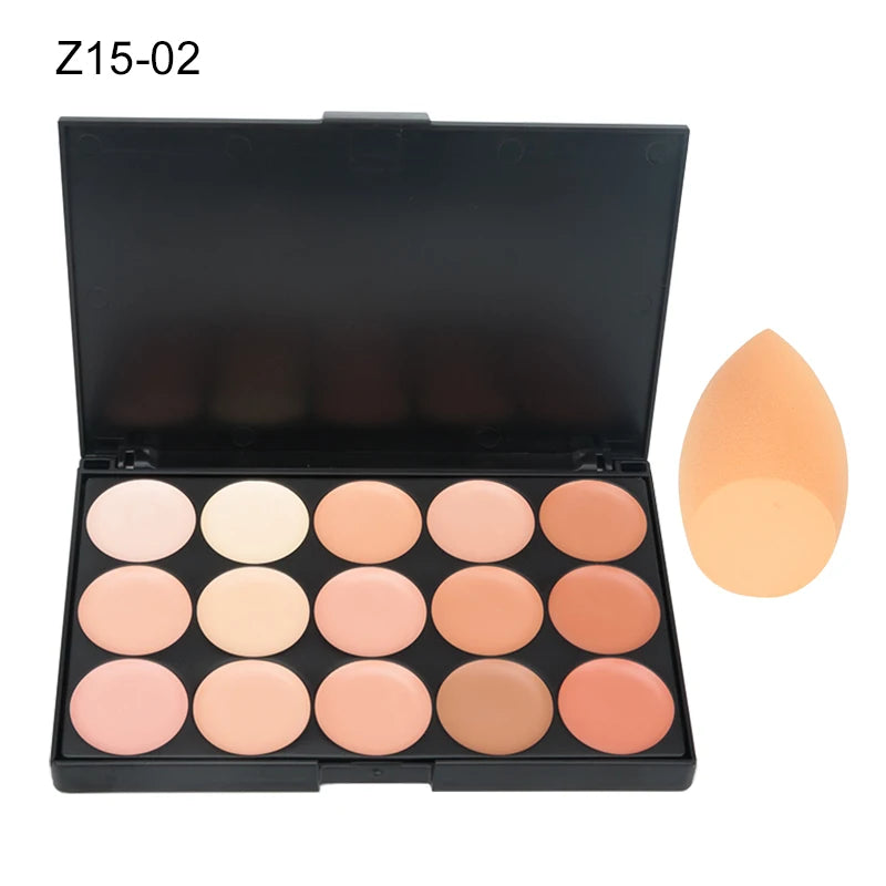 15 Colors Concealer Palettes Foundation Makeup Full Cover Contour Face Cream Base Primer Moisturizer Hide Blemish - AliExpress 66
