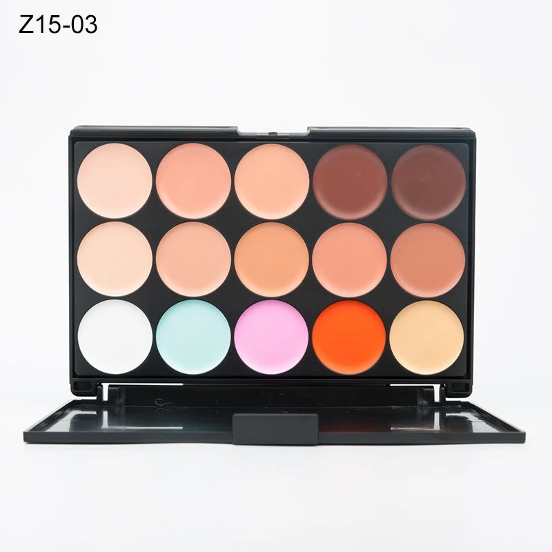 15 Colors Concealer Palettes Foundation Makeup Full Cover Contour Face Cream Base Primer Moisturizer Hide Blemish - AliExpress 66