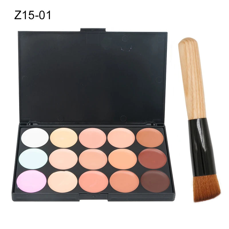 15 Colors Concealer Palettes Foundation Makeup Full Cover Contour Face Cream Base Primer Moisturizer Hide Blemish - AliExpress 66