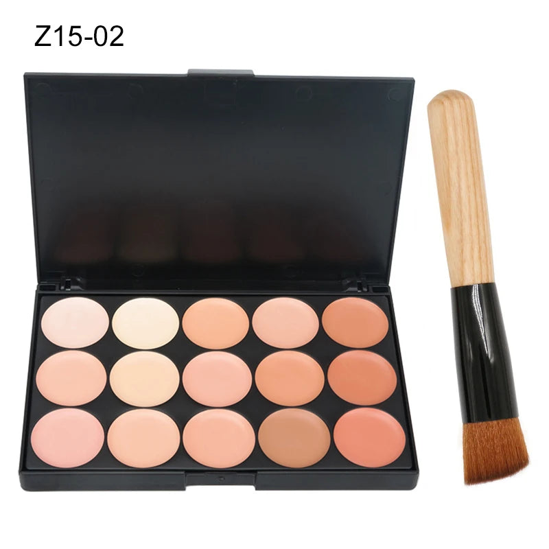15 Colors Concealer Palettes Foundation Makeup Full Cover Contour Face Cream Base Primer Moisturizer Hide Blemish - AliExpress 66