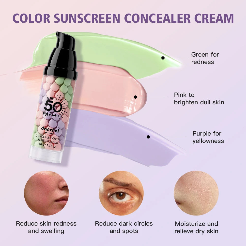 Three-Color Face Primer & Skin Care Isolation Cream Hydrating Moisturizing Smooth Skin Long Lasting Base Lightweight Facial Make - AliExpress 66