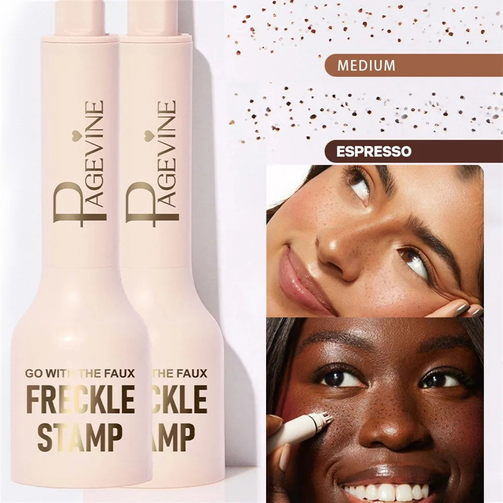 Facial Freckle Stamp Pencil,Natural Makeup for Freckles,Dark Spots, Moles,Waterproof,not easy to fade Concealer,Feminine Contour