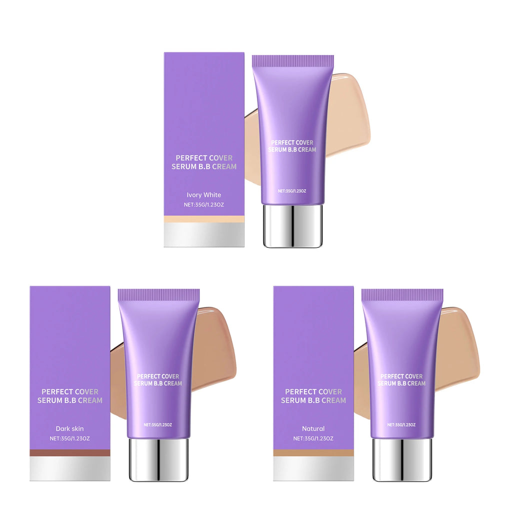 Moisturizing Serum BB Cream Concealer Lightweight Natural Base Makeup Oil Control Even Skin Tone Brightening Foundation Cosmetic - AliExpress 66