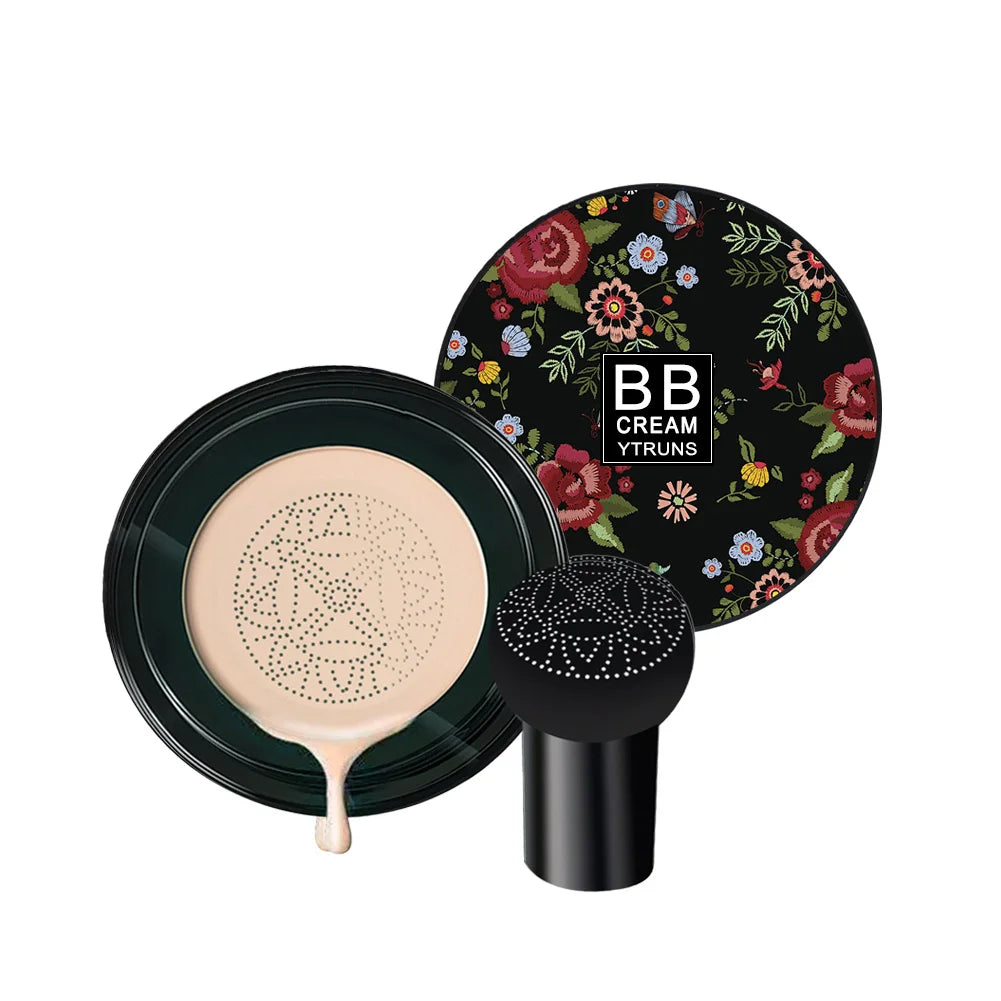 Mushroom Head Air Cushion BB Cream, Moisturizing Concealer Foundation, Brightening Natural Nude Makeup with Mushroom Puff - AliExpress 66