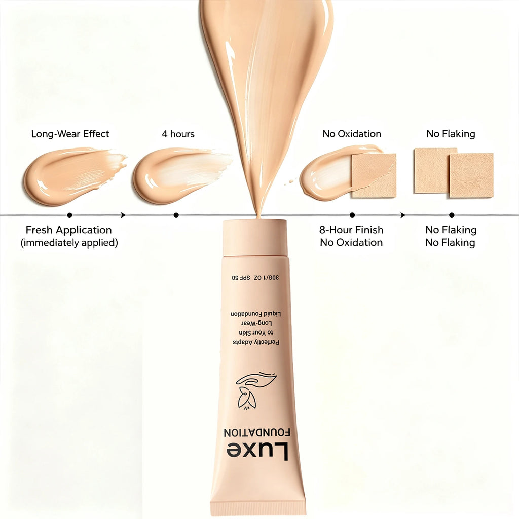 Self?Adjusting Color Changing Foundation Skin Tone Matching Concealer Full Coverage Long?Lasting Makeup Base Sun Protection
