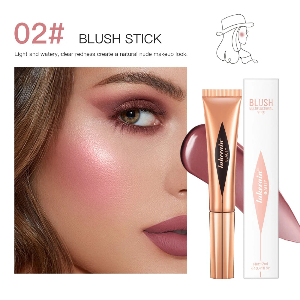 Multi-use Stick Bronzer Blusher Beauty Highlighter Blush Liquid Face Bronzer Natural Contouring Wand Stick Applicator Makeup - AliExpress 66