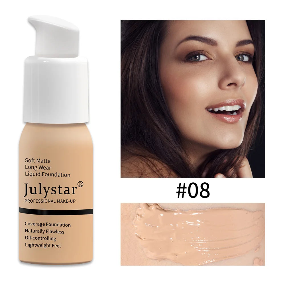 10 Colors Matte Liquid Foundation, Waterproof Long?lasting Lightweight Oil Control Concealer Facial Base Makeup - AliExpress 66