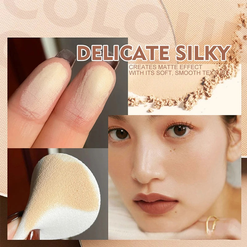 Translucent Bronzer Powder Makeup Nude Face Oil Control Matte Brighten Waterproof Set Press Loose Powder Korean Dupes Cosmetics - AliExpress 66