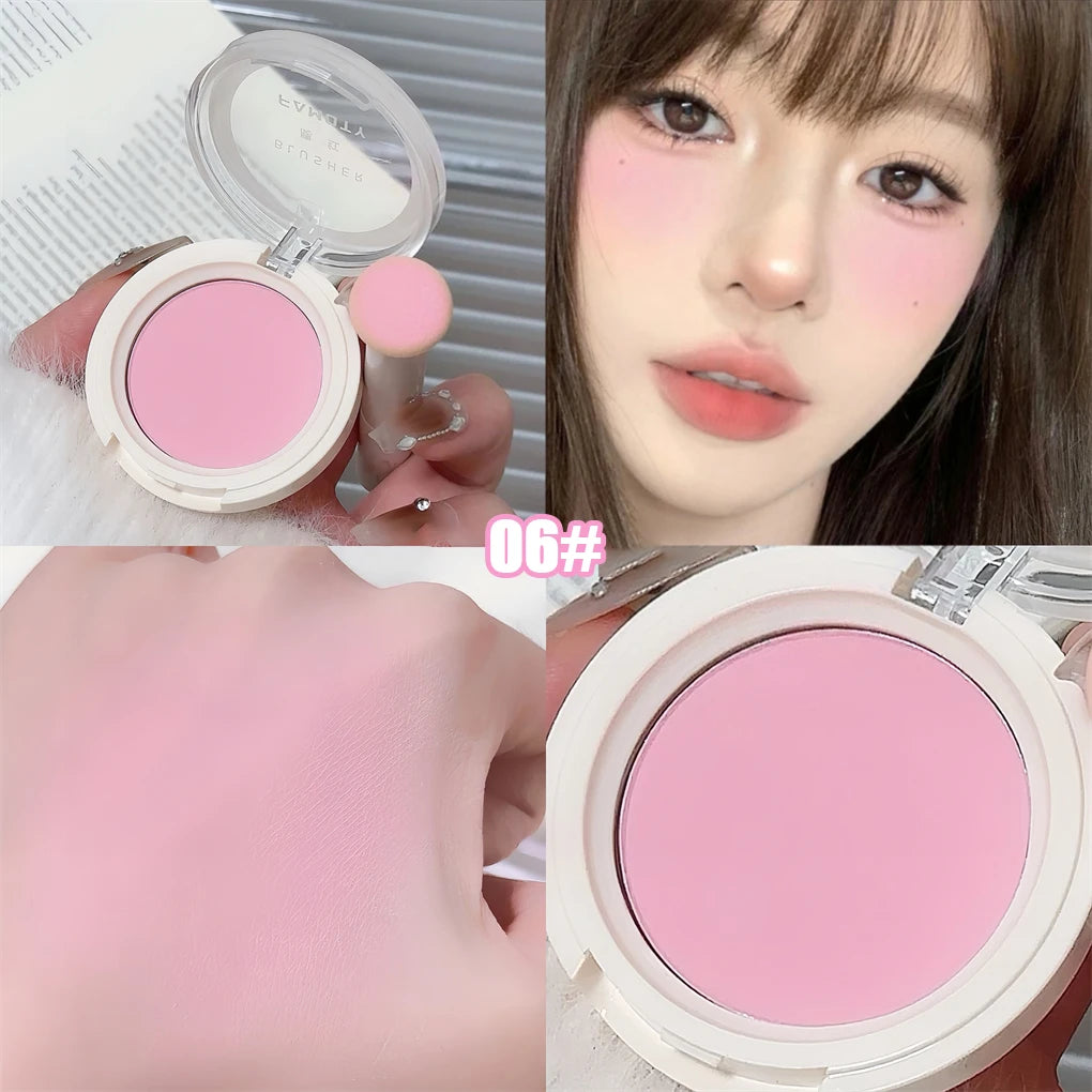 Monochrome Milk Peach Face Blush Pallete Mineral Pigment Cheek Blusher Powder Makeup Professional Contour Shadow Pink Blusher - AliExpress 66