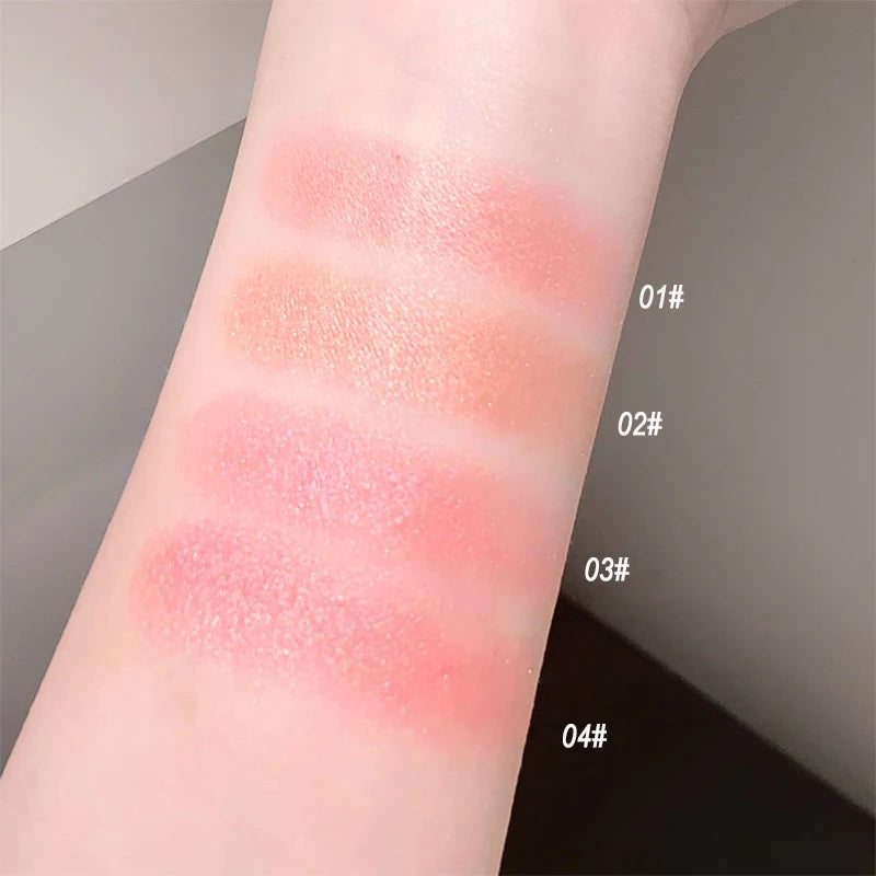 Rose Embossed Blush Palette, 4 Shades High Pigment Blush Powder, Long-lasting Cheek Color Makeup Palette, Portable Blush - AliExpress 66