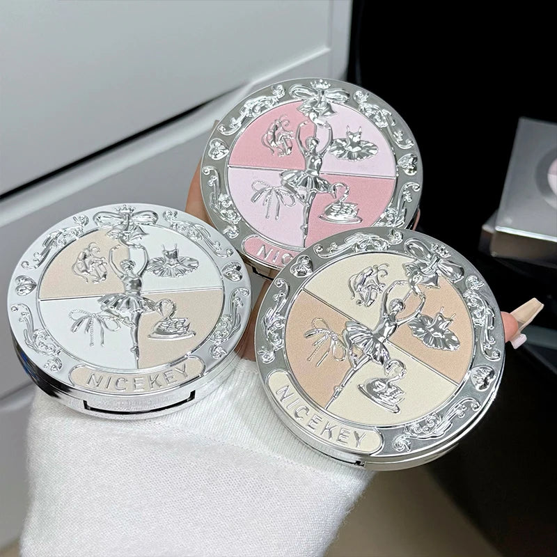 NICEKEY 3 Colors Pressed Powder Natural Makeup Face Powder Oil Control Lasting Setting Powder Smooth Finish Concealer Cosmetics - AliExpress 66