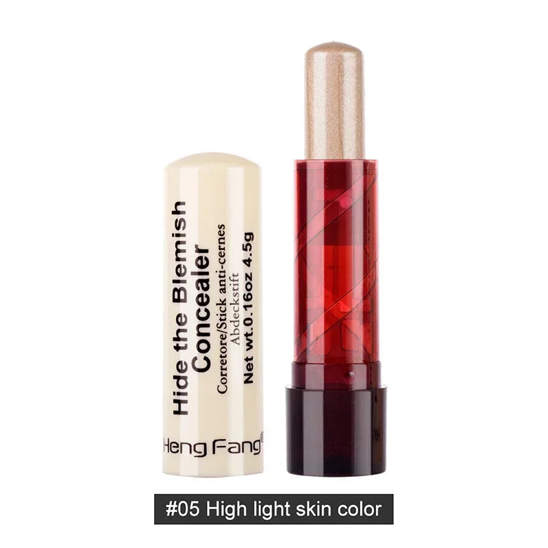 Hot Makeup Face Blush Contour Highlighter Stick Foundation Dark Circles Corrector Bronzer Base Concealer Pencil Face Foundation - AliExpress 66