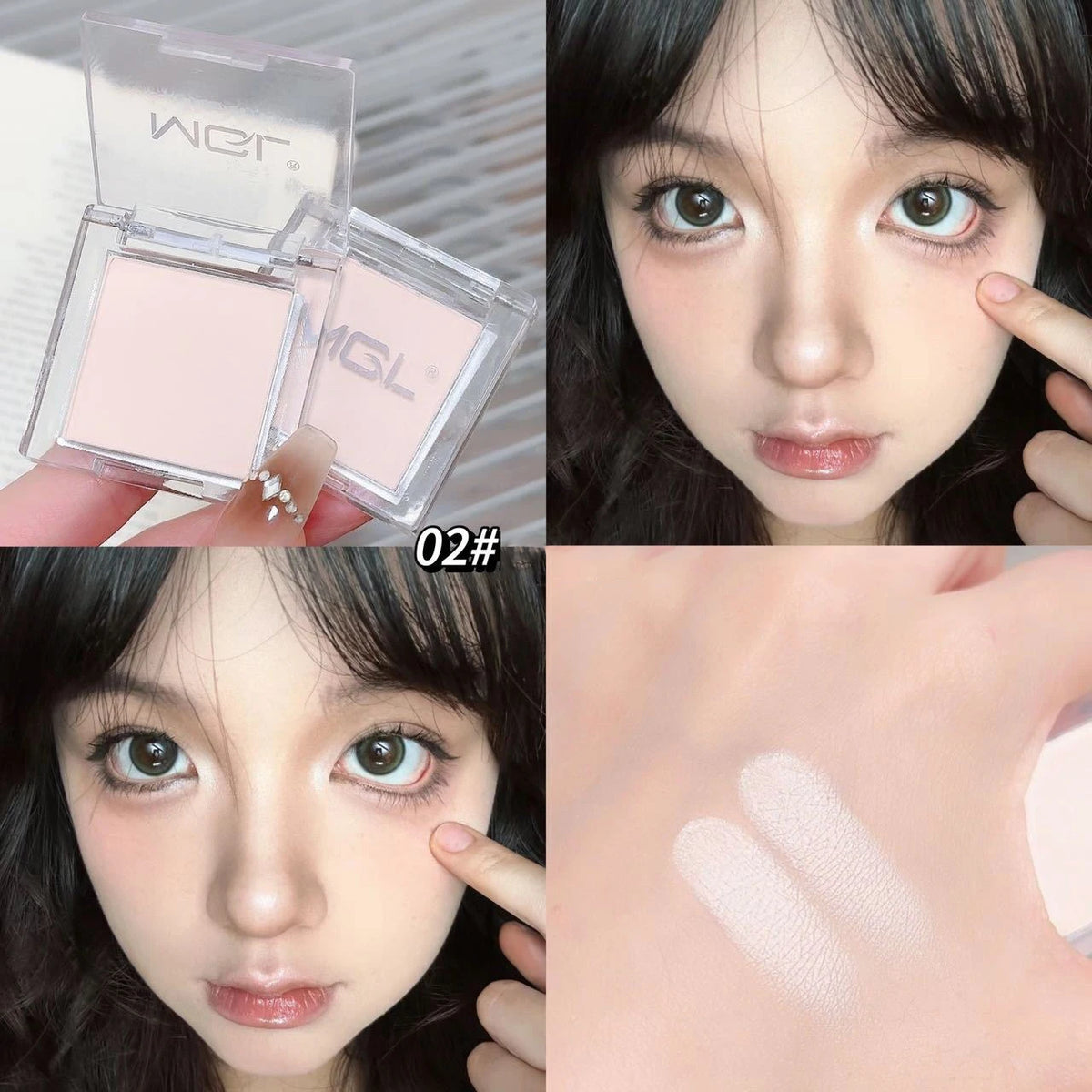 Single Color Highlighter Lying Silkworm Brightening Powder Natural Matte Aegyosal High Gloss Eye Makeup Palette Face Brighten