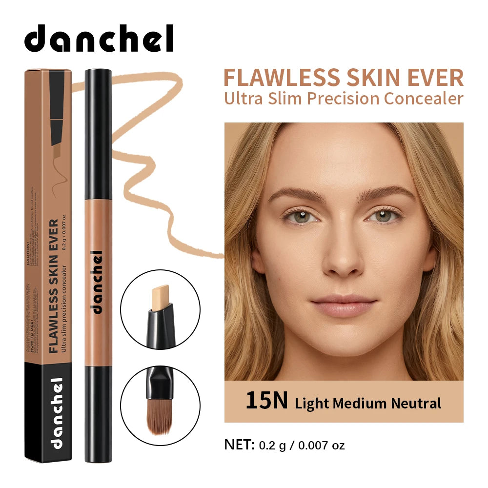 Flawless Skin Ever Dual?End Concealer Pen 8 Shades Full Coverage Long Lasting Blendable Face Concealer Makeup with Brush - AliExpress 66