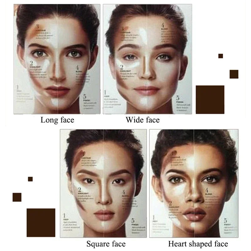 Hot Makeup Face Blush Contour Highlighter Stick Foundation Dark Circles Corrector Bronzer Base Concealer Pencil Face Foundation - AliExpress 66