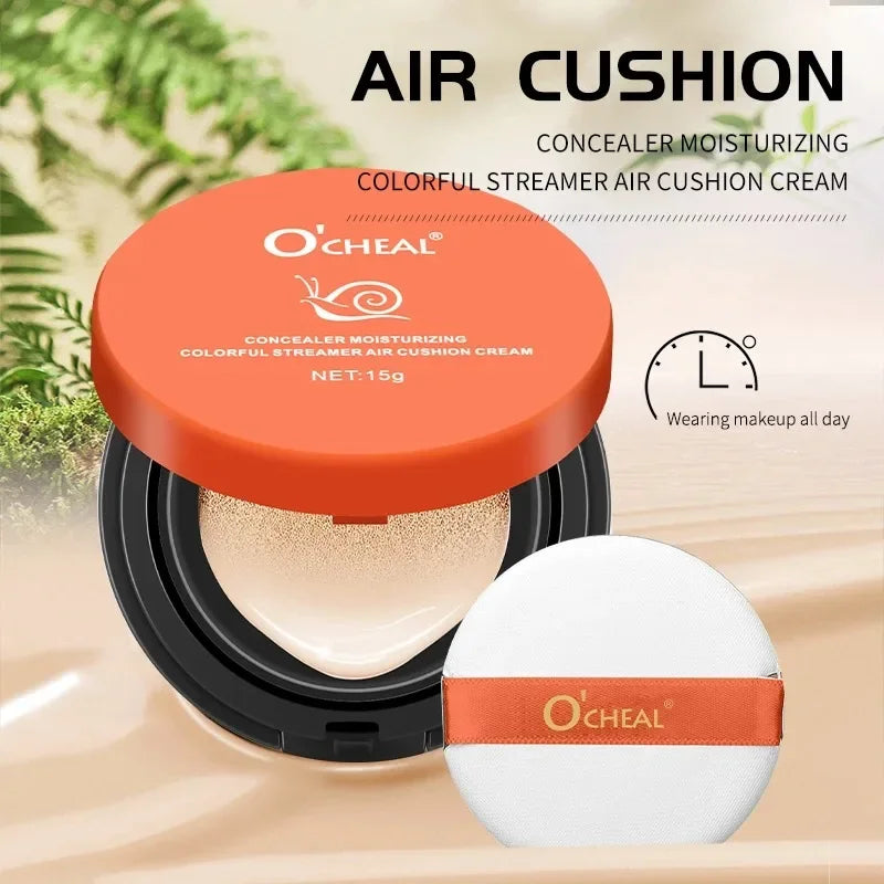 2 Colors O'CHEAL Whitening BB Cream Foundation Air Cushion Concealer Face Makeup Girl's Facial Beauty Original Cosmetic Cream - AliExpress 66
