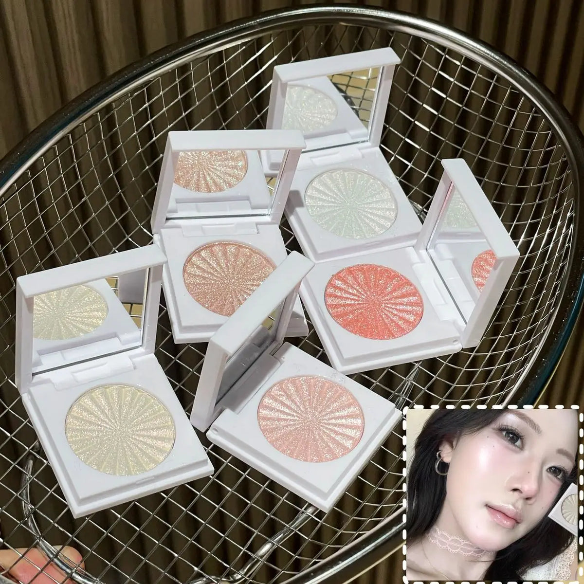Soft Light Diamond Highlighter Shimmer Glow Face Illuminator Smooth Long Lasting Brightening Cheek Makeup Multiple Shades - AliExpress 66