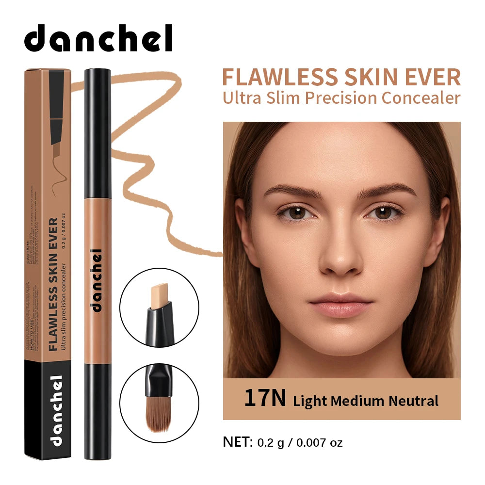 Flawless Skin Ever Dual?End Concealer Pen 8 Shades Full Coverage Long Lasting Blendable Face Concealer Makeup with Brush - AliExpress 66