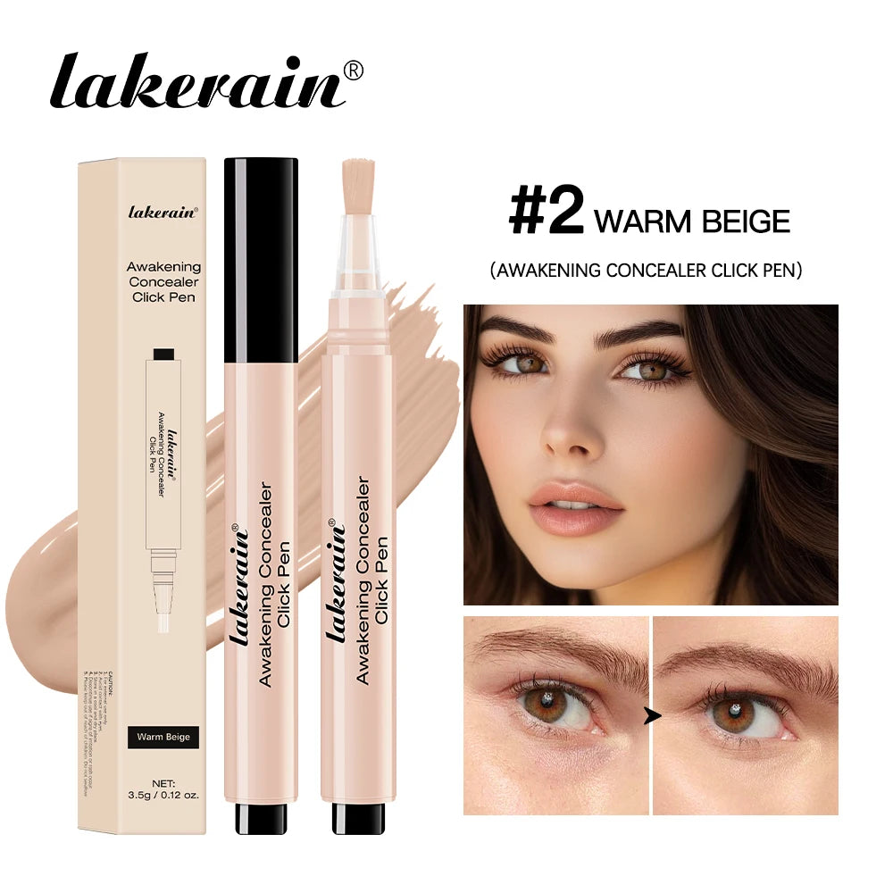 3 Colors Liquid Press Concealer Pen Detail Covering Acne Dark Circles Even Skin Tone Brightening Foundation Face Holding Makeup - AliExpress 66