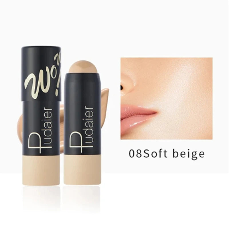 Full Coverage Lightweight Foundation Stick Contour Face Makeup Lasting Nude Foundation Base Hide Blemish Bronzer - AliExpress 66
