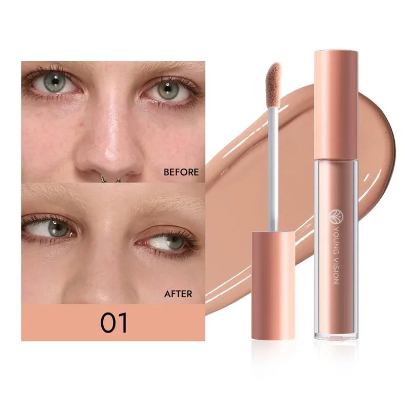 Orange Liquid Concealer Colorful Foundation Primer Base Facial Repair Dark Circles Corrector Skin Tone Purple Brighten Concealer