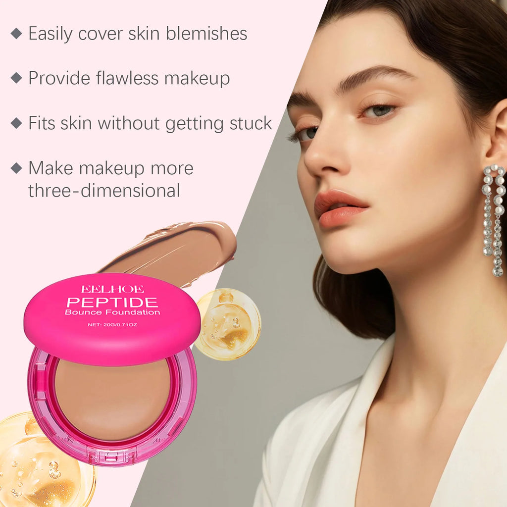 EELHOE Peptide Bounce Balm Foundation Matte Waterproof Sweatproof Oil Control Antioxidant Full Coverage Foundation Makeup Cream - AliExpress 66