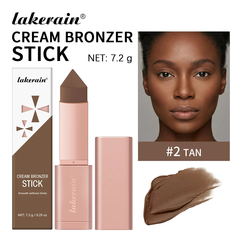 2 IN 1 Cream Bronzer And Contour Stick Waterproof Highly Pigmented Instant Depth & Dimension Contouring Face Makeup Cosmetics - AliExpress 66