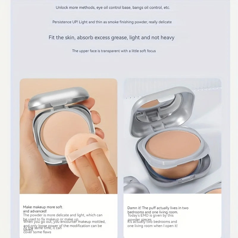 Long-Acting Oil Control Setting Powder Waterproof Finishing Concealer Stain-Free Color Contour for Makeup - AliExpress 66