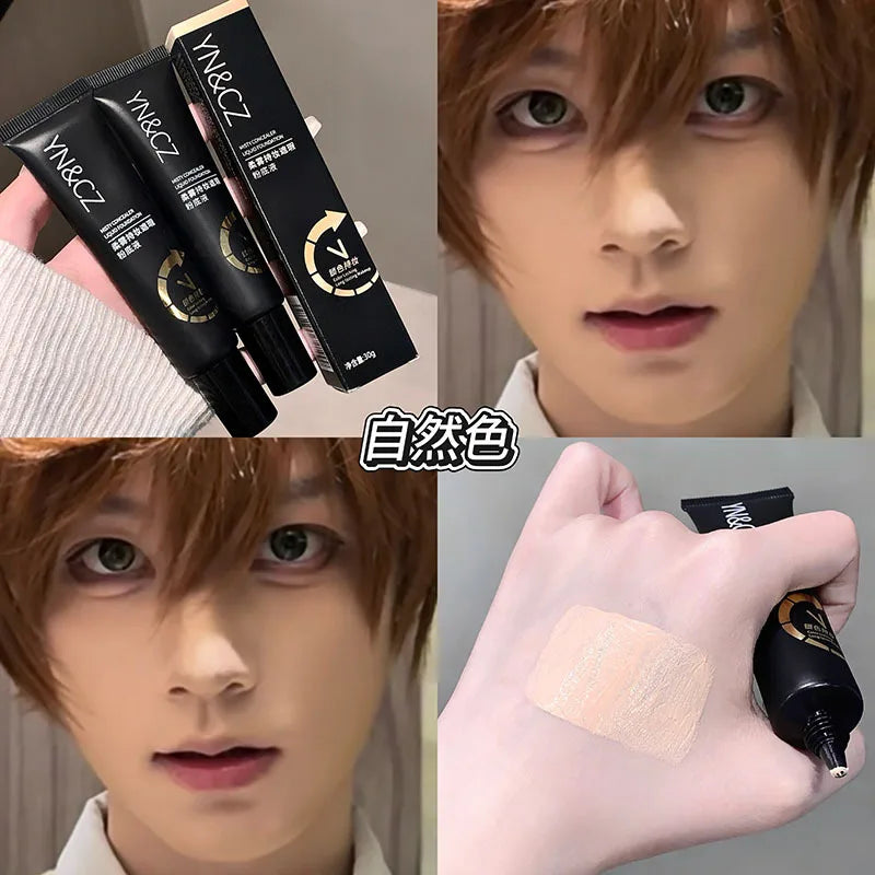 White Liquid Foundation for Halloween Goth Makeup Waterproof Full Coverage White Foundation Cosplay High Concealer Face Paint - AliExpress 66