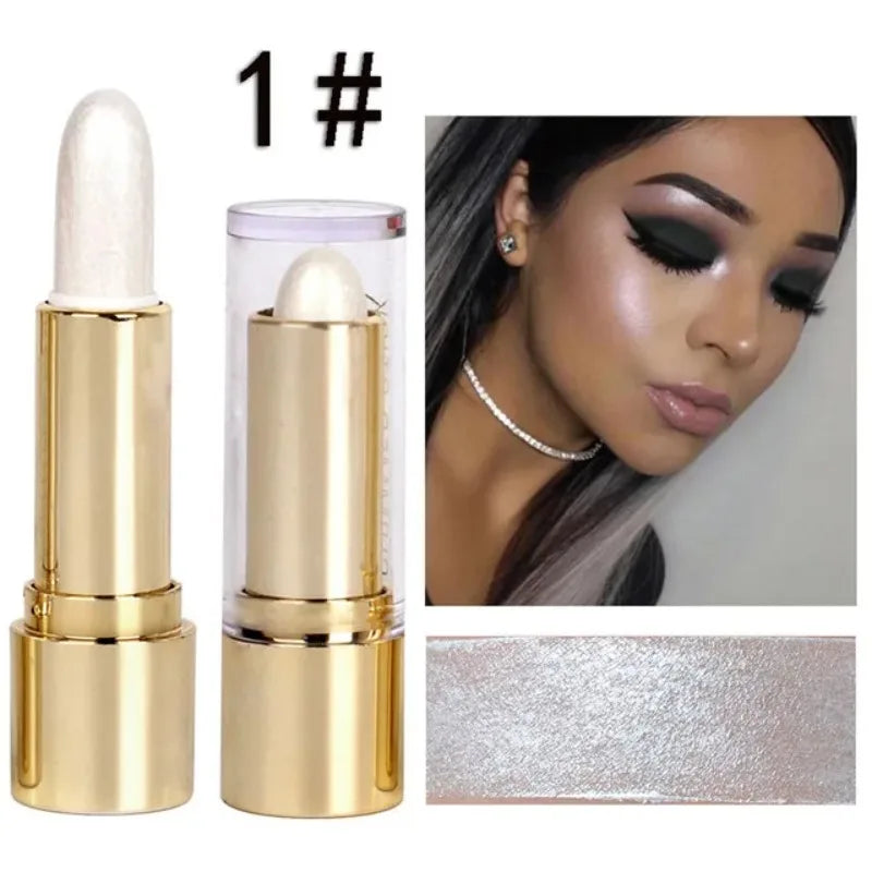3D Face Highlighter Stick 3 Colors Cream Bronzer