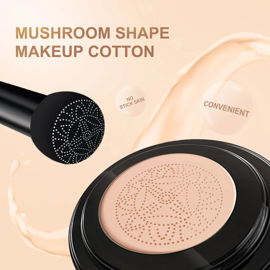 EELHOE Mushroom Air Cushion CC Cream Mushroom Head Waterproof Brighten Base Makeup Cosmetics Professional Concealing Foundation - AliExpress 66