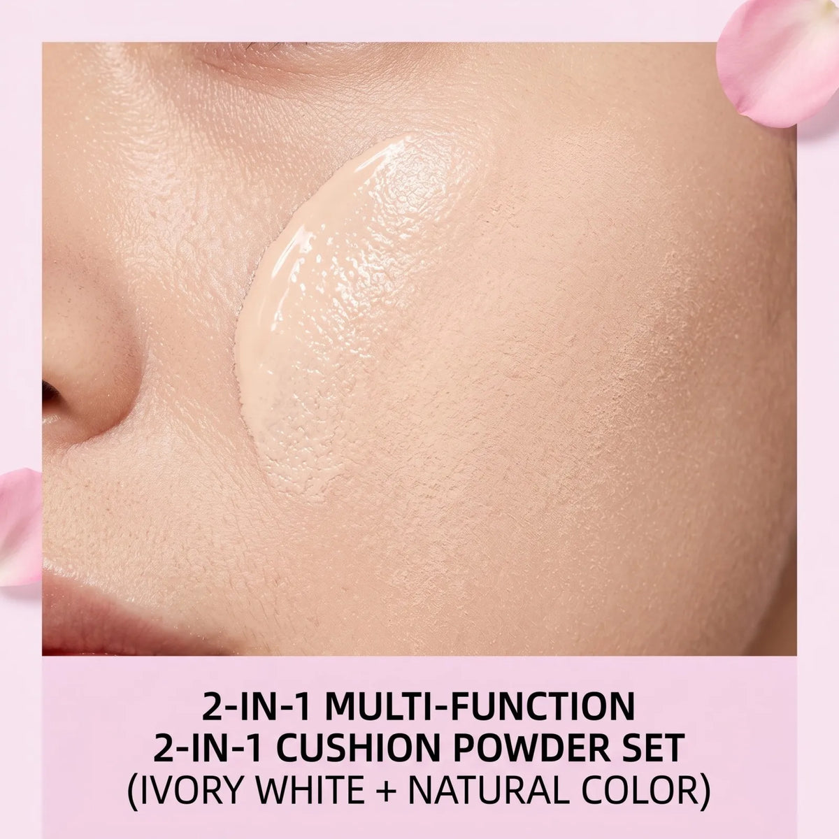 Cushion Foundation Oil Control Long Lasting Buildable Coverage Natural Finish Lightweight Portable 3 Shades - AliExpress 66