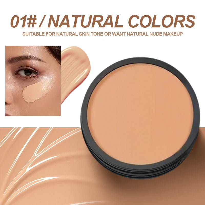 Full-coverage Concealer for Mature Skin - Ideal for Natural Makeup to Cover Dark Circles, Spots, Marks, and Tear Troughs
