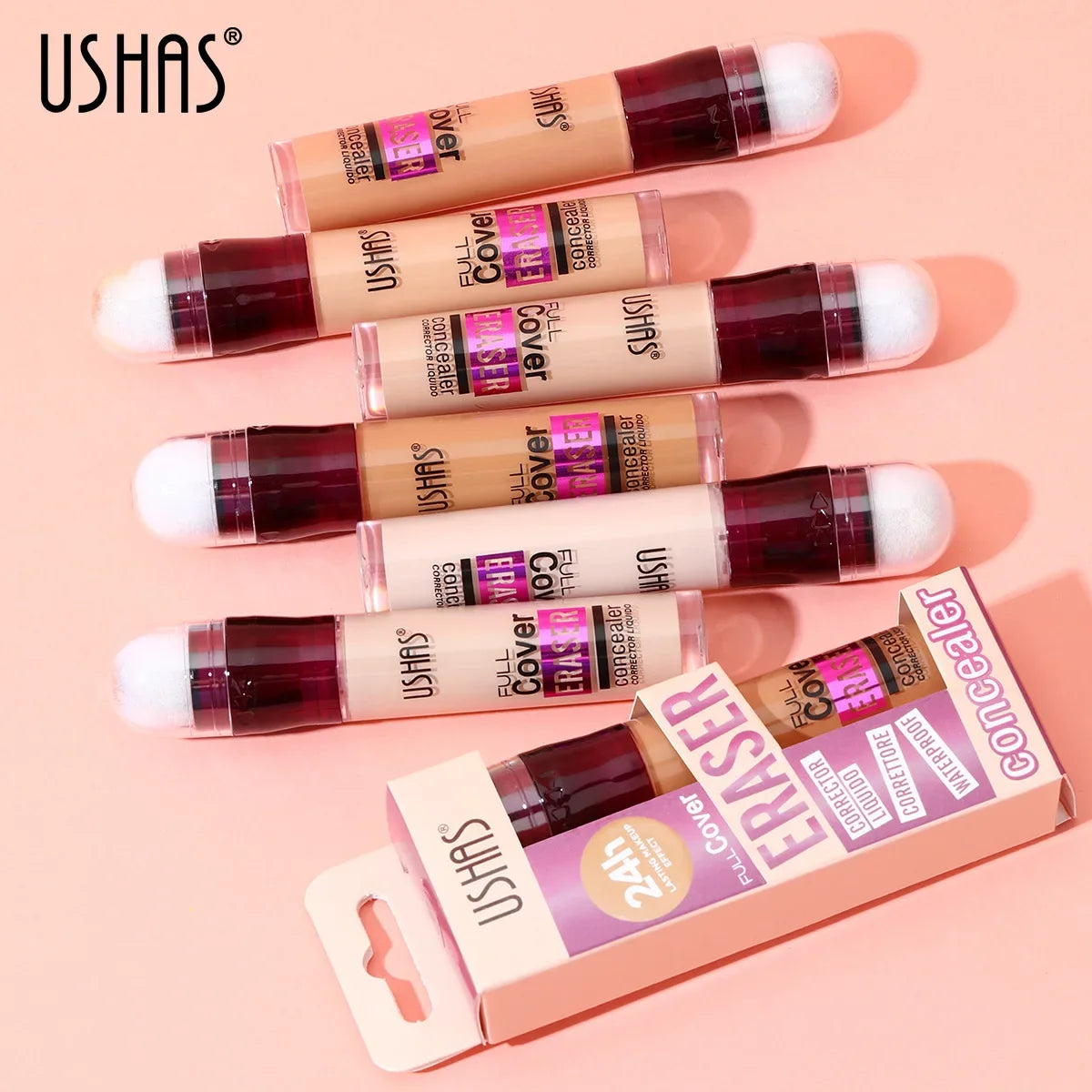 Facial Concealer Sponge Head Matte Liquid Foundation Makeup Oil Control Long Lasting BB Cream Waterproof Brighten Cosmetics - AliExpress 66