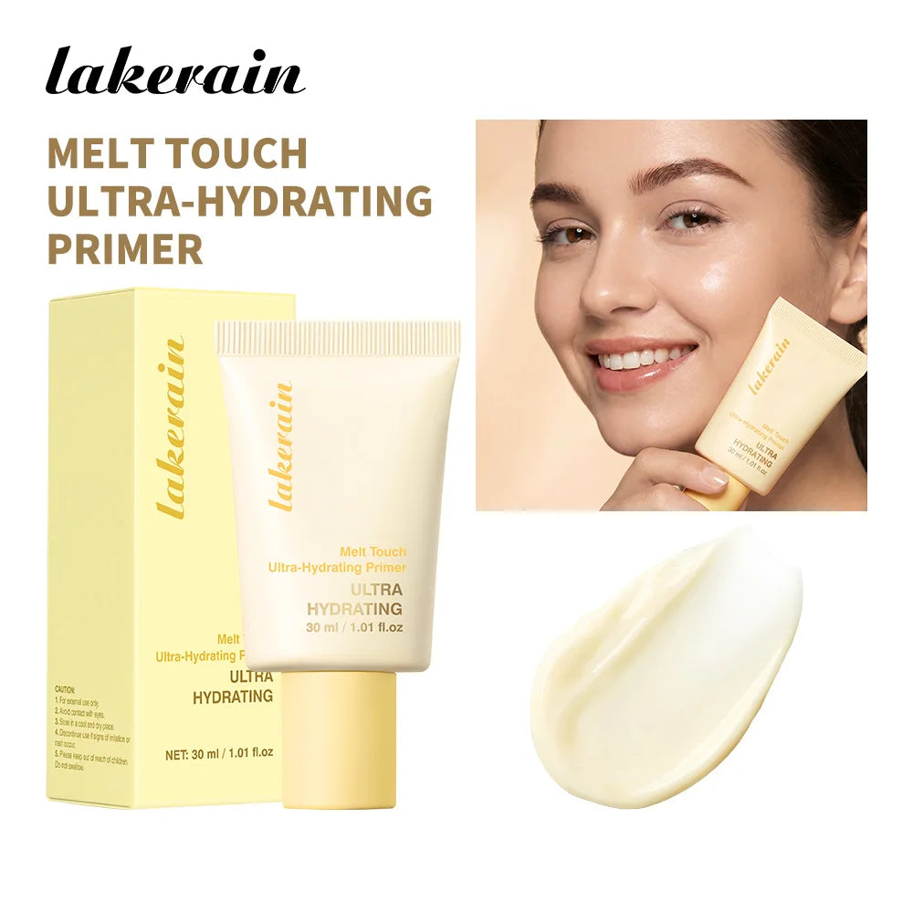 Butter Moisturising Primer Correct Rough Pore Deep Hydration Dewy Glass Effect Base Makeup Primer£¬Moisturizer£¬Serum 3-in-1 Base
