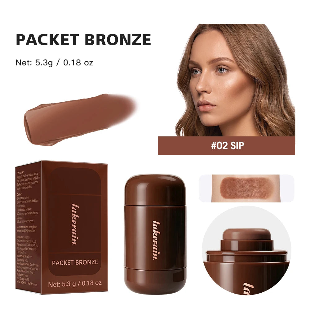 Cream Bronzer Stick Portable Creamy Light Non Sticky Texture Easy Blend For Face Contour Shaping Bronzing Makeup - AliExpress 66