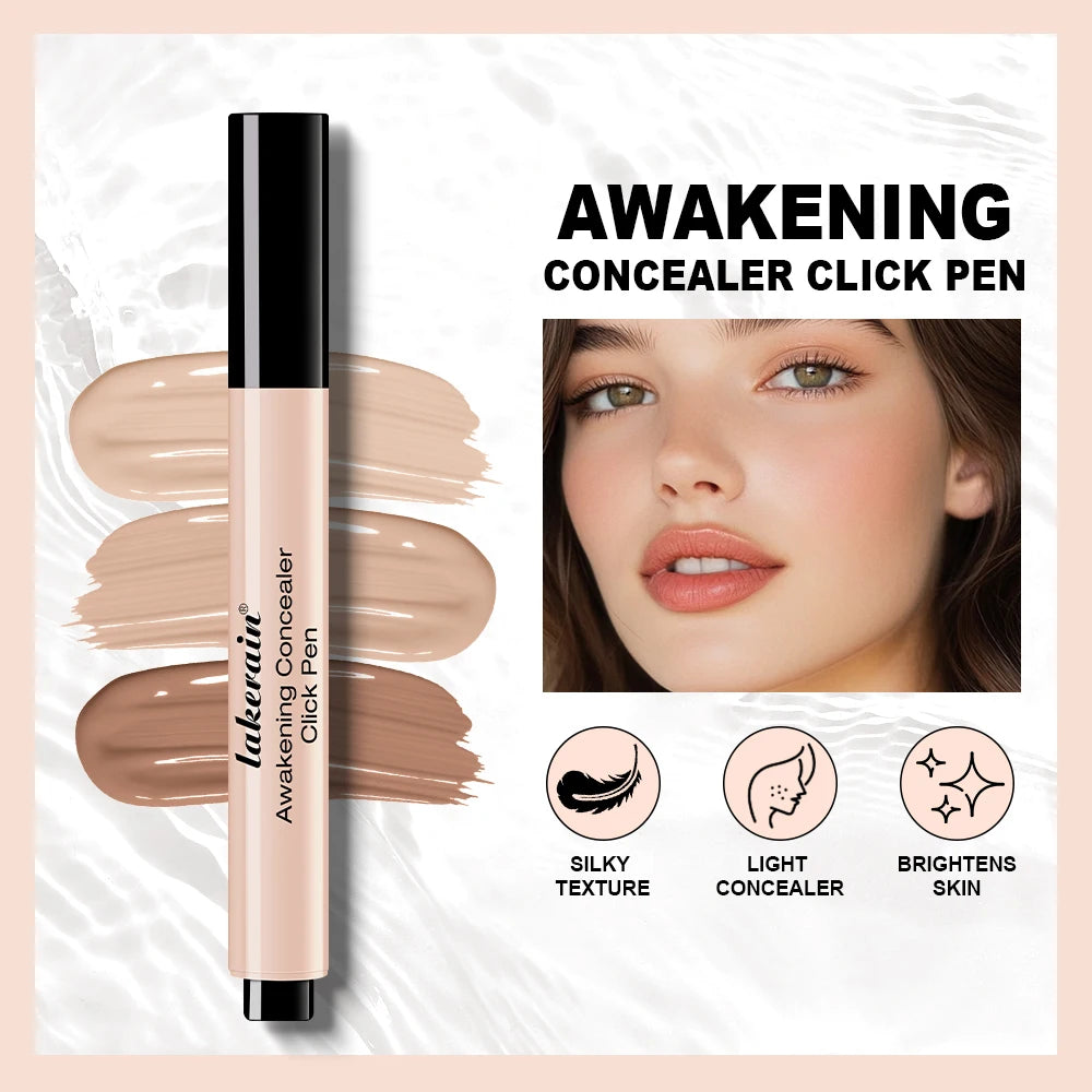 Awakening Concealer Click Pen, Brightens&Conceals Dark Circles Under Eyes, Push-type Brush Design, Lightweight Eye Concealer - AliExpress 66