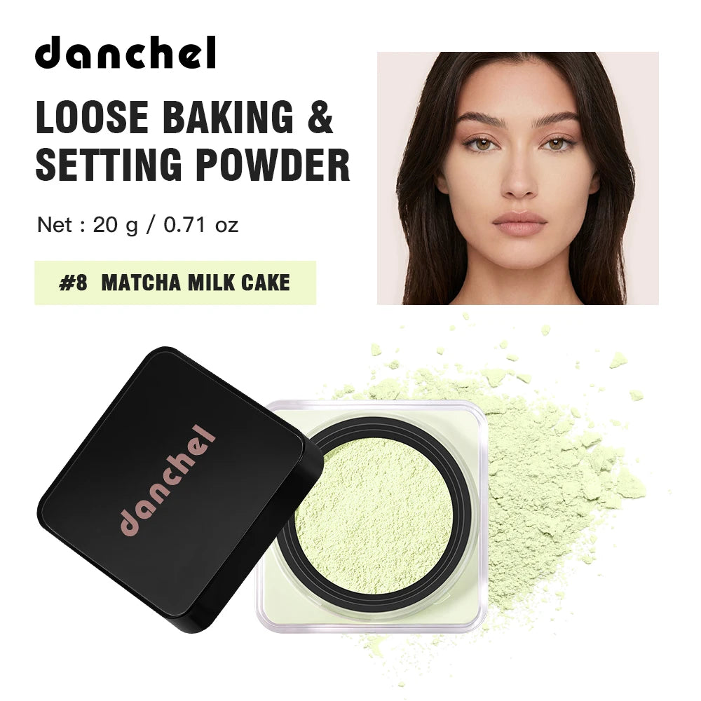 Loose Baking & Setting Powder Oil Control Sweat-proof 18h Long-lasting Wear Blurred Flaws Brighten Even Skin Tone Setting Powder