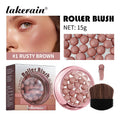 Lakerain Roller Blush Long-lasting Holding Natural Makeup Spherical Appearance Design Powdery Texture Pearlescent Effect Blush - AliExpress 66