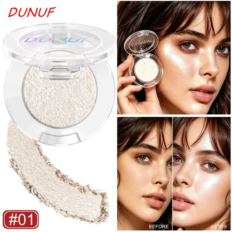 Fine Shimmer Highlighter Powder Brighten Contour Makeup Flash Pearl Marble Baked Powder Lasting Eyeshadow Blush Palette for Gift - AliExpress 66