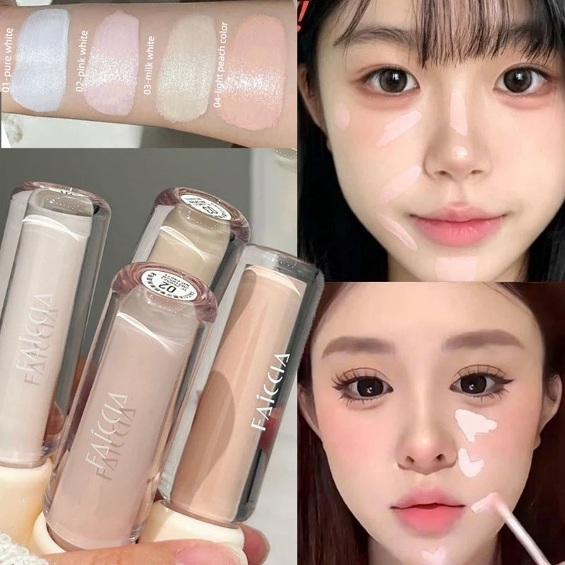 Liquid Concealer Stick Moisturizing Waterproof Brightening Concealer Cream Long Lasting Cover Acne Spot Dark Circles Face Makeup - AliExpress 66