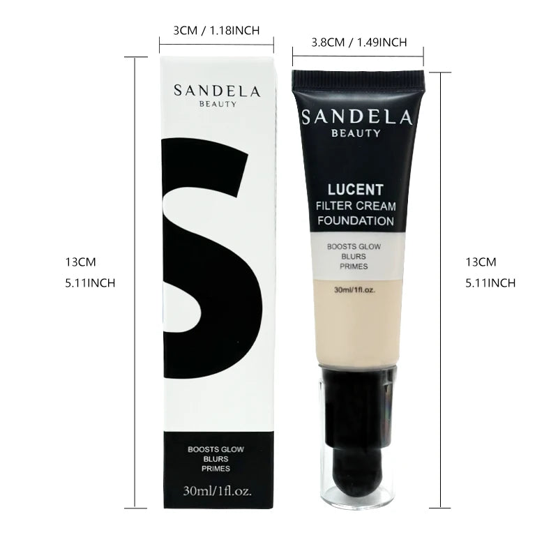 Sandela Foundation Tinted Moisturizer Liquid Foundation Makeup Face Make Up Concealer Waterproof - AliExpress 66