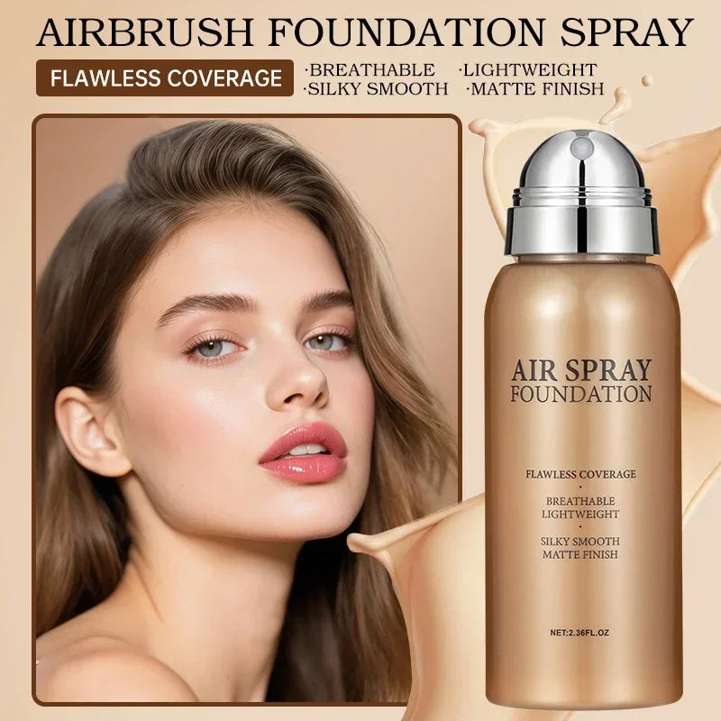 Portable Waterproof Sweat Proof Foundation Spray Fine Powder Concealer Long Lasting Brightening Makeup Gift for Valentine's Day - AliExpress 66